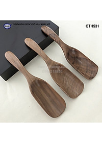 Thìa/Muỗng xúc trà gỗ Óc Chó (15cm) CTH531 - Dùng xúc cafe, xúc gia vị, ăn uống sạch, decor trang trí