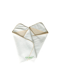 Áo choàng tắm, khăn quấn ủ, khăn choàng ủ, khăn tắm, che bé đi ngoài có mũ 4 lớp Vietmat đa năng