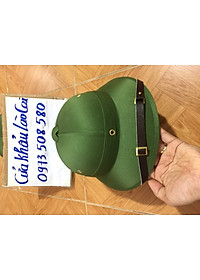 Mũ cối tàu lòng vàng cốt phíp không ngấm nước vải gabadin tô châu 