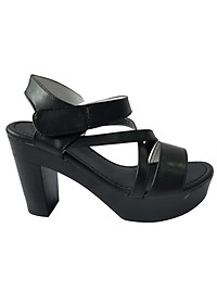 Giày Sandal Cao Gót Da Bò BIGGBEN Cao 8 Phân SDCG152