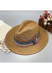 Mũ Rơm, Nón Phớt Cói Rộng Vành Nam Nữ Cao Cấp MP047