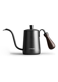 Ấm bình rót nước nóng pha cà phê bằng inox, cán gỗ CAFE DE KONA