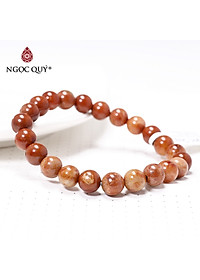Vòng tay đá san hô hóa thạch mệnh hỏa, thổ - Ngọc Quý Gemstones