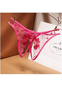 Quần Lót Mềm Giấu Đường May Phối Ren Cho Nữ - Quần lót xẻ dáy sexy - quần lót lọt khe C53