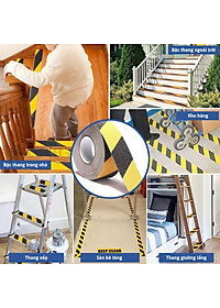 Băng Dính Chống Trơn Trượt Rộng 5cm Dài 10 Mét Sàn Nhà Cầu Thang Bậc Thềm Tránh Bước Hụt An Toàn Legaxi