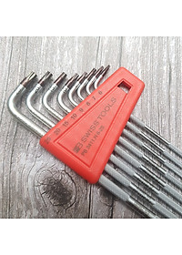 Bộ Lục Giác Knurled Hoa Thị 8 Chi Tiết T6-T25- PB Swiss Tools PB 3411.H 6-25