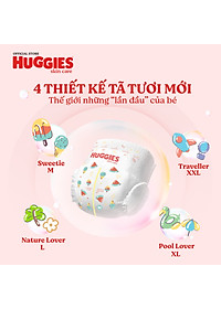 [Bao bì và CTKM thay đổi theo từng lô hàng] Combo 2 gói Tã quần Huggies Skincare Mega Jumbo M106/L96+8/XL84+4/XXL76+4 với tràm trà dịu da