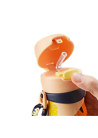 Bình uống nước Inox giữ nhiệt có ống hút và quai treo cho bé Tommee Tippee 350ml từ 18 tháng
