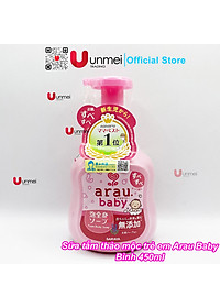 Sữa Tắm, Gội Thảo Mộc Dạng Bọt Cho Trẻ Em Arau Baby bình 450ml/túi 400ml
