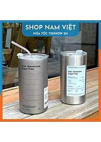 Ly Giữ Nhiệt Phong Cách Trẻ Trung, Chất Liệu Inox304, Giữ Nóng Lạnh, Kèm Ống Hút - Chính Hãng NAVIVU