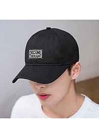 Mũ lưỡi trai thêu chữ SECOND THOUGHT nhiều màu- Nón kết nam nữ