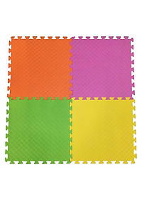 Bộ 4 tấm (4 màu trơn khác nhau) Thảm xốp lót sàn an toàn Thoại Tân Thành (60x60cm)