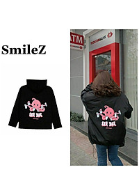 Áo khoác dù SEA BAE Bạch tuộc cảm xúc Unisex Form Rộng Chống nắng tốt