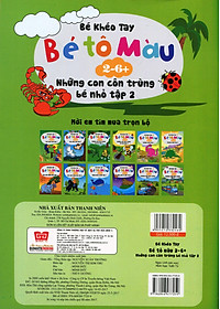 Sách Bé Tô Màu (2-6+) - Những Con Côn Trùng Bé Nhỏ - Tập 2