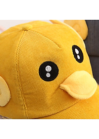 Mũ lưỡi trai vịt cho bé trai bé gái từ 1-7 tuổi vải nhung 5 màu