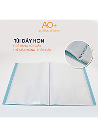 Bìa Lá A4 Switch ON AO+, Túi Dày 0.06 mm (20 Lá/ 40 Lá)