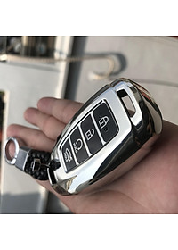 Ốp Chìa Khóa Silicon Mạ Crom Dành Cho Xe Hyundai Accent 2021