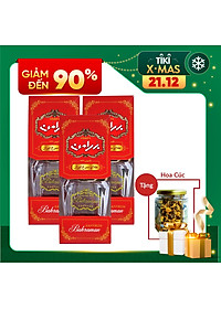 Nhụy Hoa Nghệ Tây Saffron Bahraman Combo 3 hộp 1gram/hộp Tặng hoa cúc 8Gram