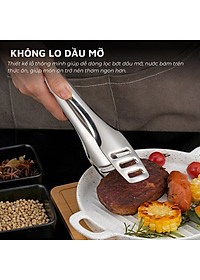 Kẹp gắp thức ăn đa năng inox 304 DandiHome