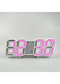 Đồng hồ LED 3D treo tường, để bàn thông minh TN828