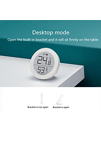 Nhiệt kế và độ ẩm kế điện tử Xiaomi Qingping BLE 5.0 hỗ trợ đo tự động tương thích với ứng dụng Mi Home