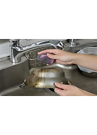 Set 06 miếng cọ xoong nồi bằng thép Echo Metal nội địa Nhật Bản