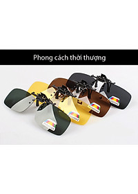 Mắt kính râm kẹp cho người cận, mắt kính thời trang phân cực chống UV cao cấp KitAcoom, hàng nhập khẩu chính hãng cao cấp