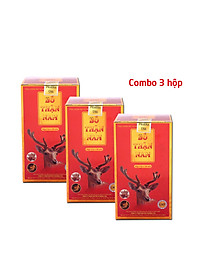 Combo 3 hộp Viên uống tăng cường sinh lý nam, bổ thận tráng dương Bổ Thận Nam Đỏ – Hộp 30 viên, 23 loại thảo dược nhân sâm, ba kích, nhung hươu,…