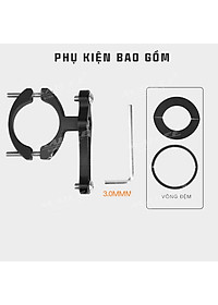 Pad gắn giá đỡ bình nước xe đạp chất liệu Nhôm lắp đặt ngang dọc cho đường kính 19-44mm - Mai Lee