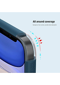 Ốp lưng sần chống sốc cho iPhone 14 Pro / 14 Pro Max mặt lưng nhám hiệu Nillkin Super Frosted Shield Pro cho khả năng chống sốc cực tốt, chất liệu cao cấp, mặt lưng nhám sang trọng - Hàng nhập khẩu