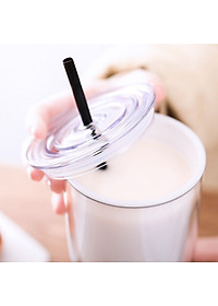 Ly nhựa 2 lớp Lock&Lock HAP507 750ml - Hàng chính hãng, có ống hút, có nắp đậy - Tặng kèm cọ rửa