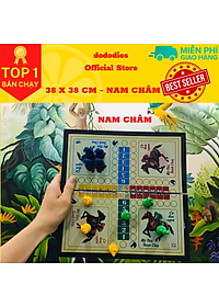 Cỡ Đại 38x38Cm - Bộ cờ cá ngựa nam châm dododios - Bộ cờ cá ngựa cao cấp kích thước 38x38cm - Hàng chính hãng