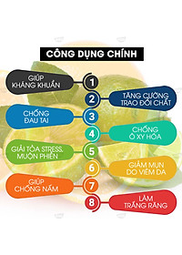 Tinh Dầu Chanh Tươi Kobi Lemon Essential Oil Dùng Xông Phòng, Giúp Thanh Lọc Không Khí, Tăng Cường Miễn Dịch, Tinh Thần Sảng Khoái, Làm Sạch Đồ Dùng Gia Đình