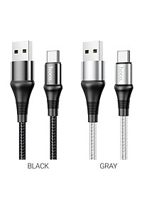 Cáp Sạc Nhanh 3A Hoco X50 Type-C Cho Samsung, Xiaomi, Oppo, Android,... Cáp Dây Dù Siêu Bền - Hàng Chính Hãng