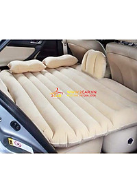 Đệm hơi ô tô, nêm hơi cho xe ô tô cao cấp, loại dày dặn, Tặng kèm bơm điện 2 gối và miếng vá dự phòng