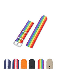 Dây đồng hồ nato vải dù D121 cỡ 18mm; 20mm, 22mm thoải mái đi trời mưa, lắp cho dây đeo đồng hồ dw rolex hublot orient seiko casio