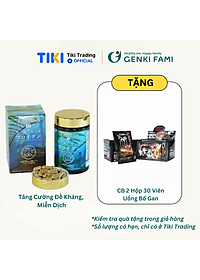 Fucoidan Genki Fami Nhật Bản, Tăng Cường Đề Kháng, Miễn Dịch, Hỗ Trợ Ngăn Ngừa Ung Bướu Hộp 150 viên