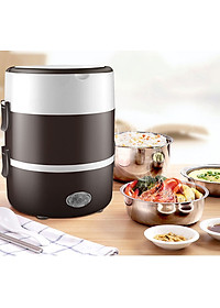 Hộp Cơm 3 Tầng Giữ Nhiệt Inox An Toàn – Hộp Đựng Cơm Cắm Điện 3 Tầng Cao Cấp Văn Phòng Đựng Thức Ăn Chính Hãng