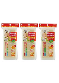 Combo 03 Khay trữ đông đồ ăn dặm cho bé Kokubo chia ngăn, có nắp đậy - Hàng nội địa Nhật