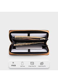 Ví Lata ( Thời trang nữ dáng cầm tay dáng dài - Ví da VN58 )