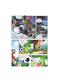 Sách Trái Cây Đại Chiến Zombie-Thế Giới Khủng Long - Tập 5: Khủng Long Và Tòa Thành Vàng (Tái Bản)