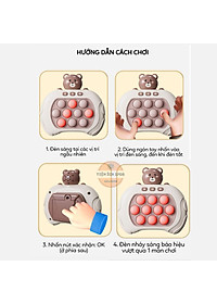 Đồ chơi PopIt điện tử, bộ trò chơi luyện phản xạ cho bé - Giao ngẫu nhiên