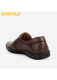 Giày Lười, Giày Mọi Nam Da Bò SUNPOLO CS5052 (Đen, Nâu)