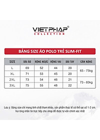 Áo Polo Nam VIỆT PHÁP Form Basic Chất liệu Cotton co giãn thấm hút mồ hồi tốt  68802