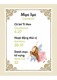 Truyện Cổ Tích Nổi Tiếng Song Ngữ Việt - Anh: Cô Bé Tí Hon - Thumbelina