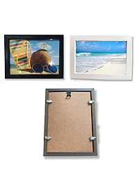 Bộ Khung Hình Phong Cách Scandinavia Bắc Âu Treo Cầu Thang Đẹp Tặng Kèm bộ ảnh như hình mẫu, đinh treo tranh và sơ đồ treo - PGC239