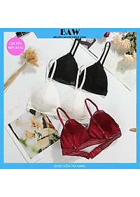 Áo Ngực Không Gọng Chất Liệu Ren Cao Cấp, Áo Lót Bra Ren Mềm Mẫu Mới Siêu Đẹp Thương Hiệu Baw mã BA1