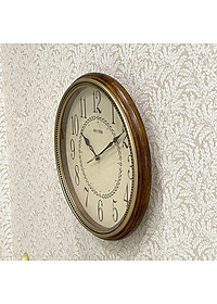 Đồng hồ treo tường Nhật Bản RHYTHM CMG985NR06, Kt 32.0 x 5.0cm, 845g, Vỏ Gỗ