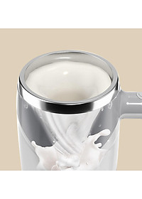 Cốc Khuấy Tự Động Pha Cafe, Sữa, Cốc Khuấy Tự Động 380ml Dùng Pin Lõi Inox 304 Không Rỉ Giữ Nhiệt Tốt - HÀNG CHÍNH HÃNG MINIIN