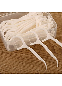 Combo 10 Hộp Tăm Chỉ Nha Khoa Hộp 50 Cây Tăm Chỉ Vệ Sinh Răng Miệng